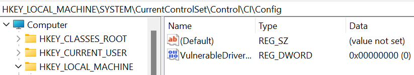 vulnerable-driver-blocklist-registry